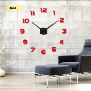 2019 TopSelling New Metal Modern 3D DIY Wall Clock
