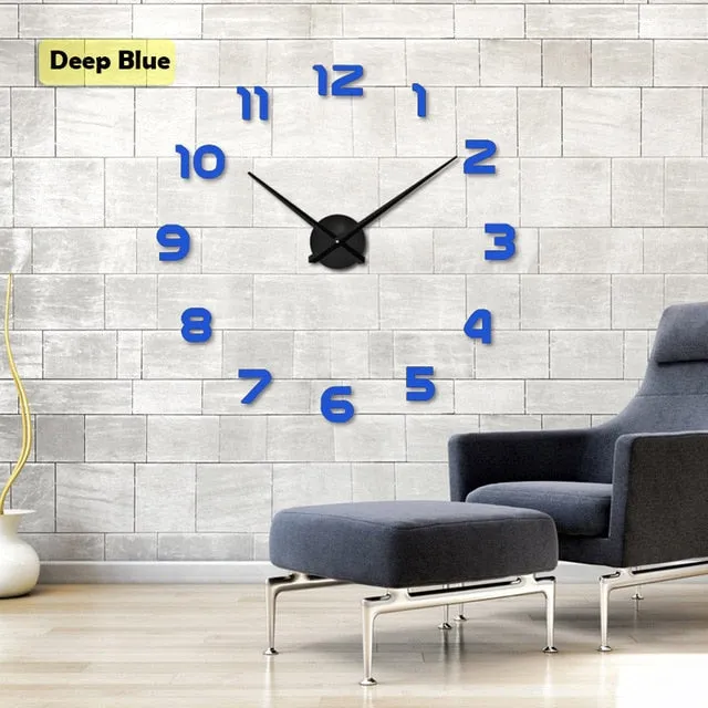 2019 TopSelling New Metal Modern 3D DIY Wall Clock