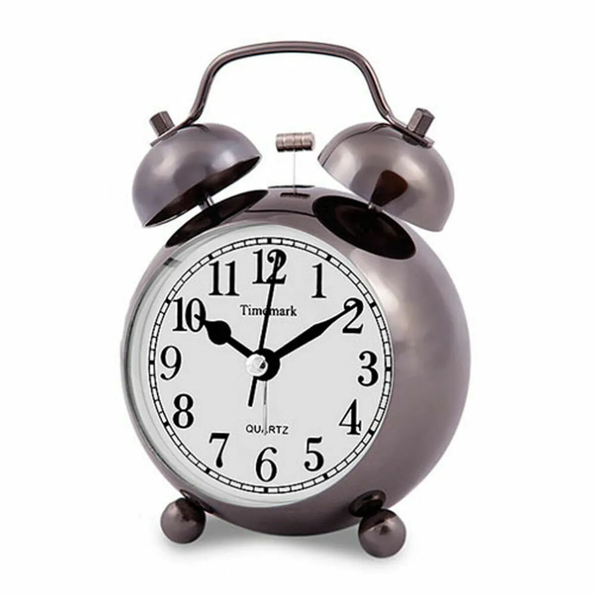 Alarm Clock Timemark Grey 9 x 13.5 x 5.5 Cm