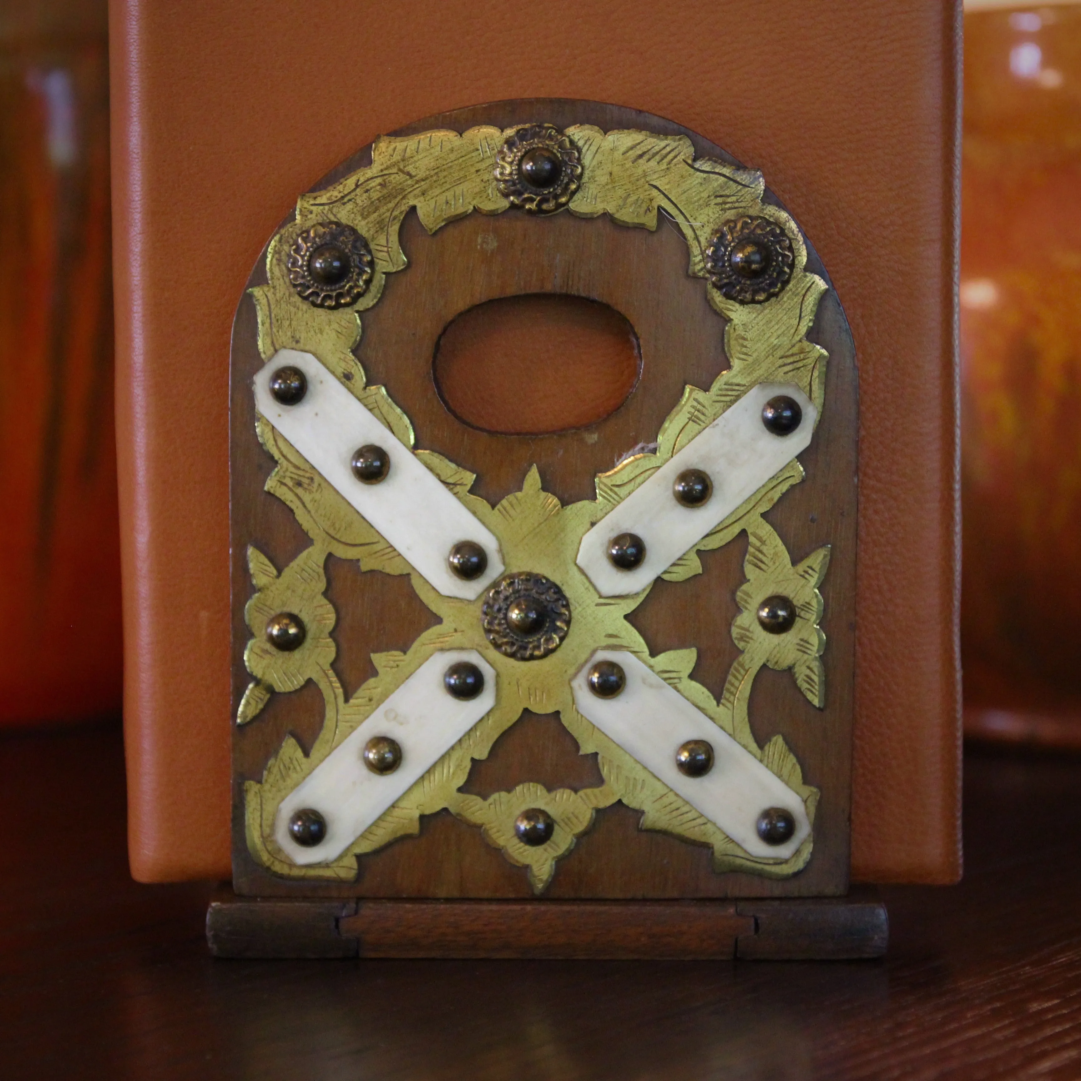 Brass & Bone Bookrack