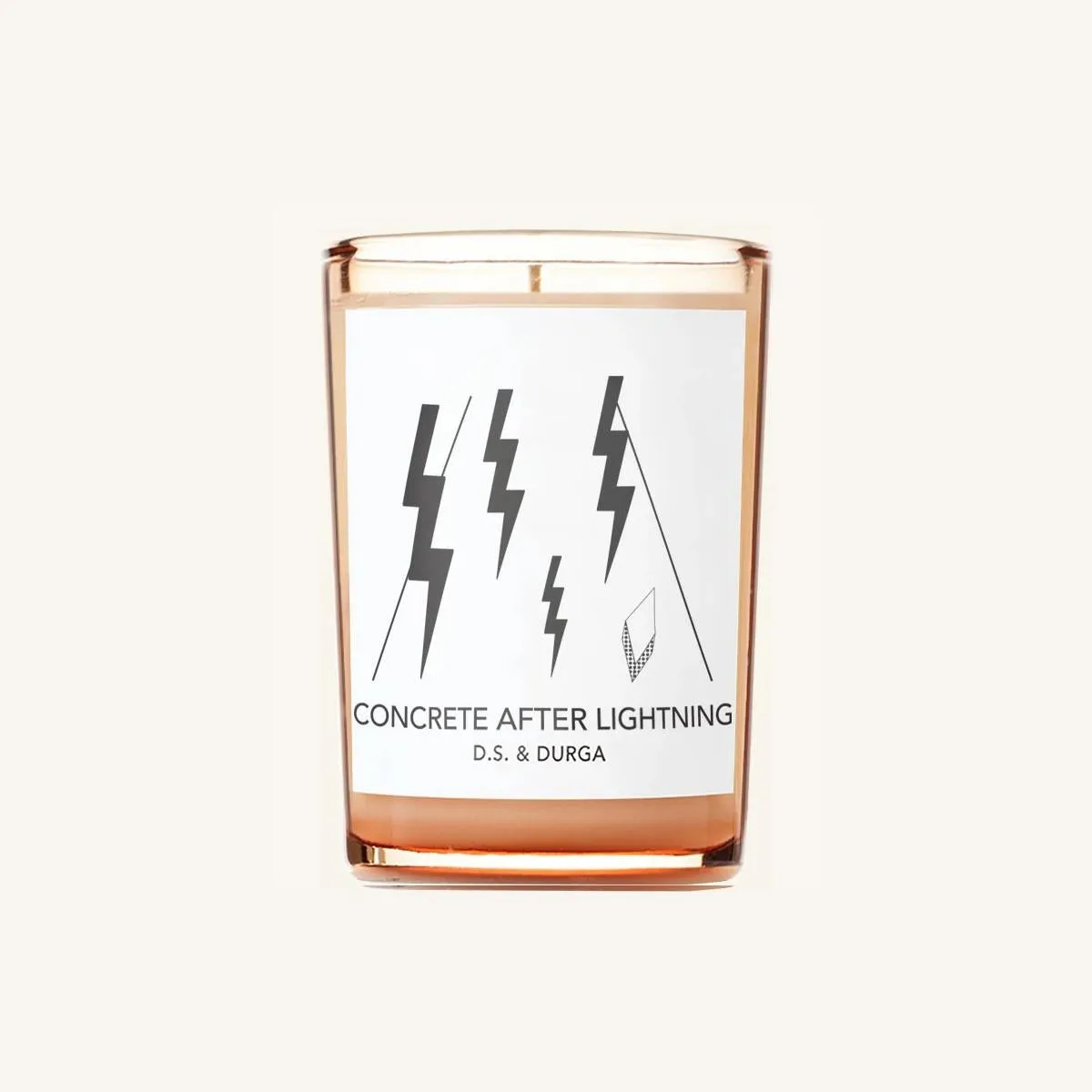 Concrete After Lightning Candle