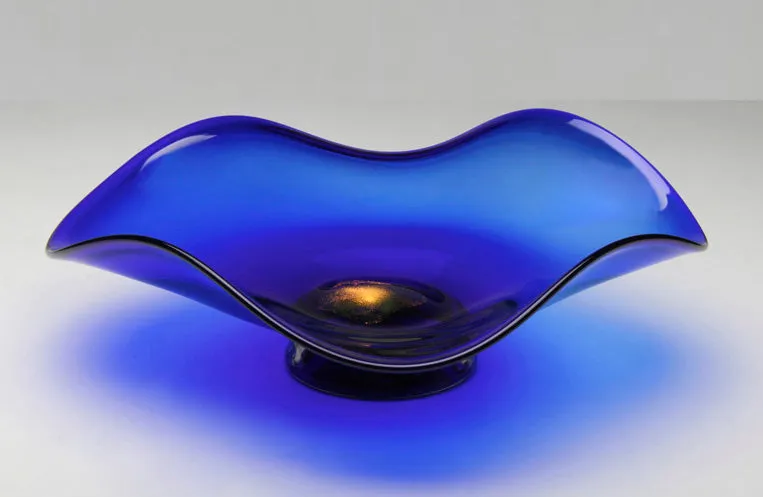Dichroic Bowl "Cobalt"