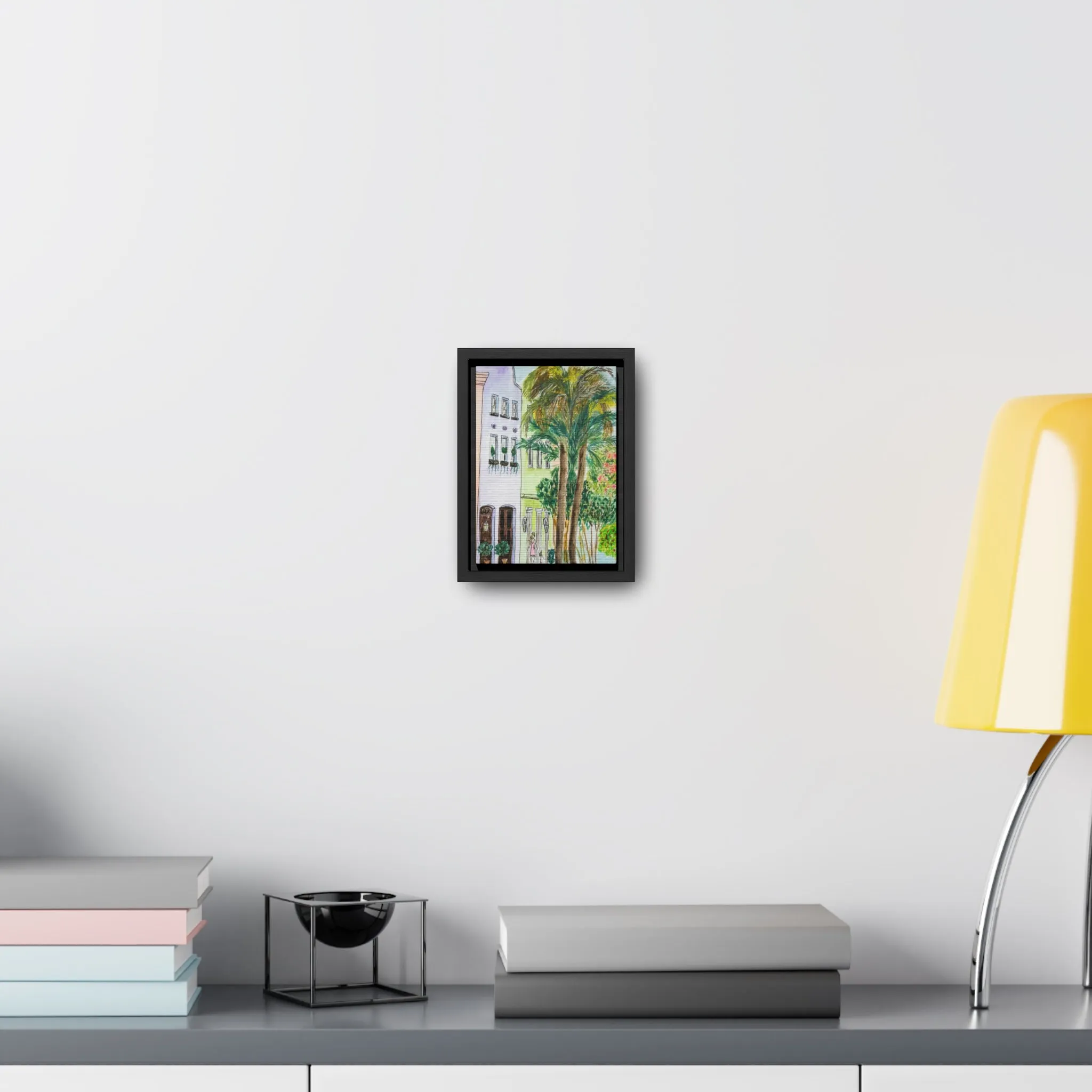Gallery Canvas -Rainbow Row Charleston