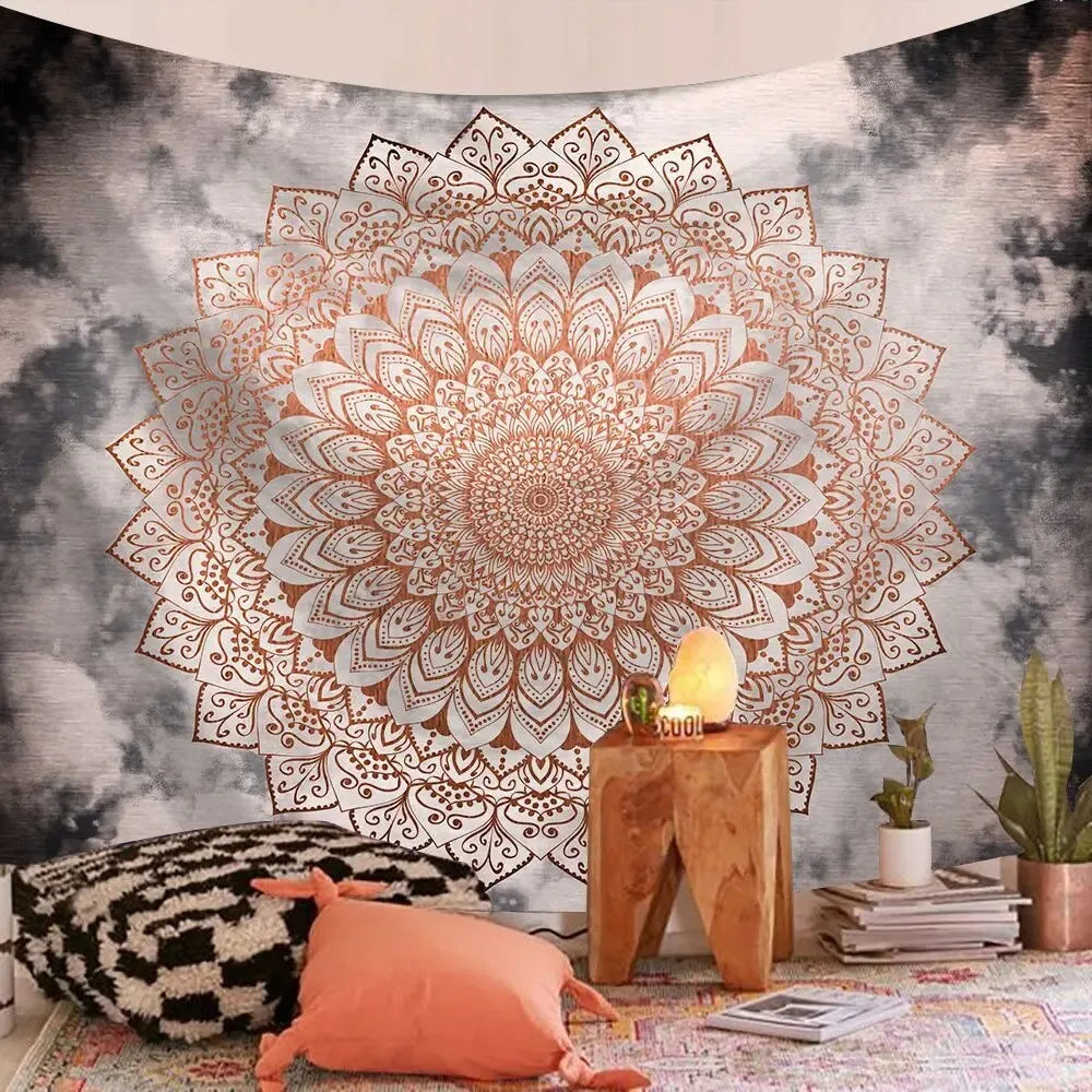 Indian Mandala Tapestry Psychedelic Haven Wall Hanging Boho Decor