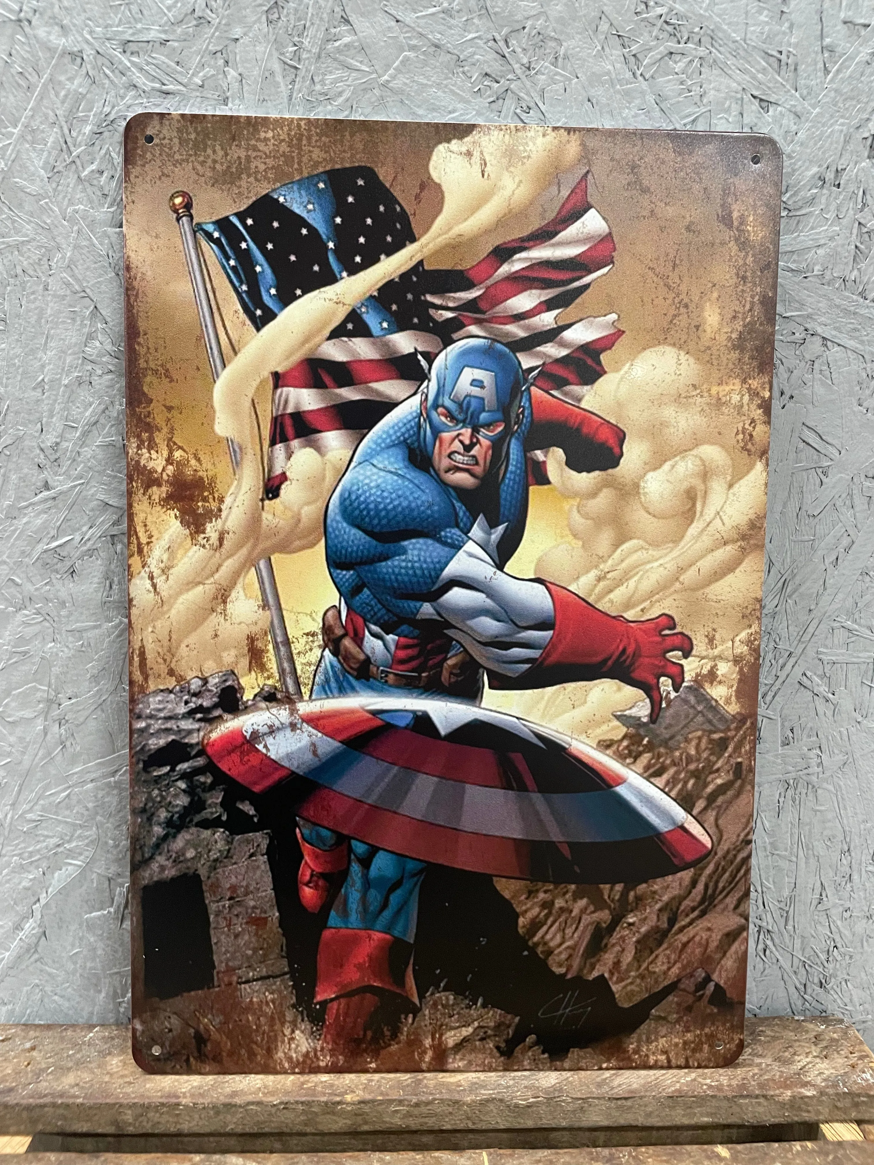 Metal Sign - Captain America