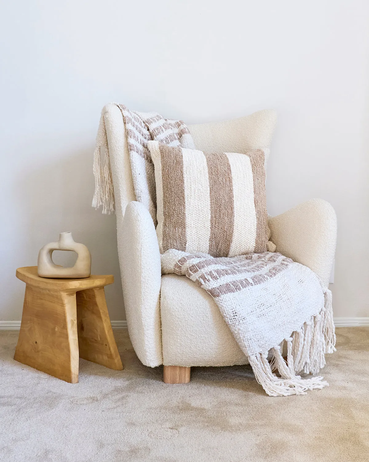 Nook Clay Vase - Natural