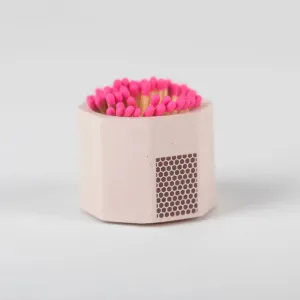 Pink Match Holder w/ Striker and Pink Matches