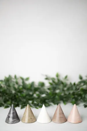 "Piramide" Concrete Candle Holder Collection