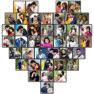 Shri Kanth Art® Personalized Photo Frames for Home Decorations |Customized Photo Frame for Wall Decor Pack of 1 |Multicolor