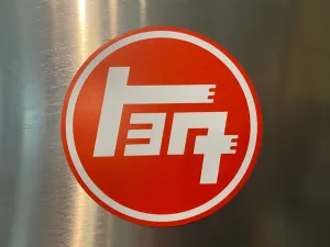 TEQ Old School Logo Fridge Magnet (thin style 3)