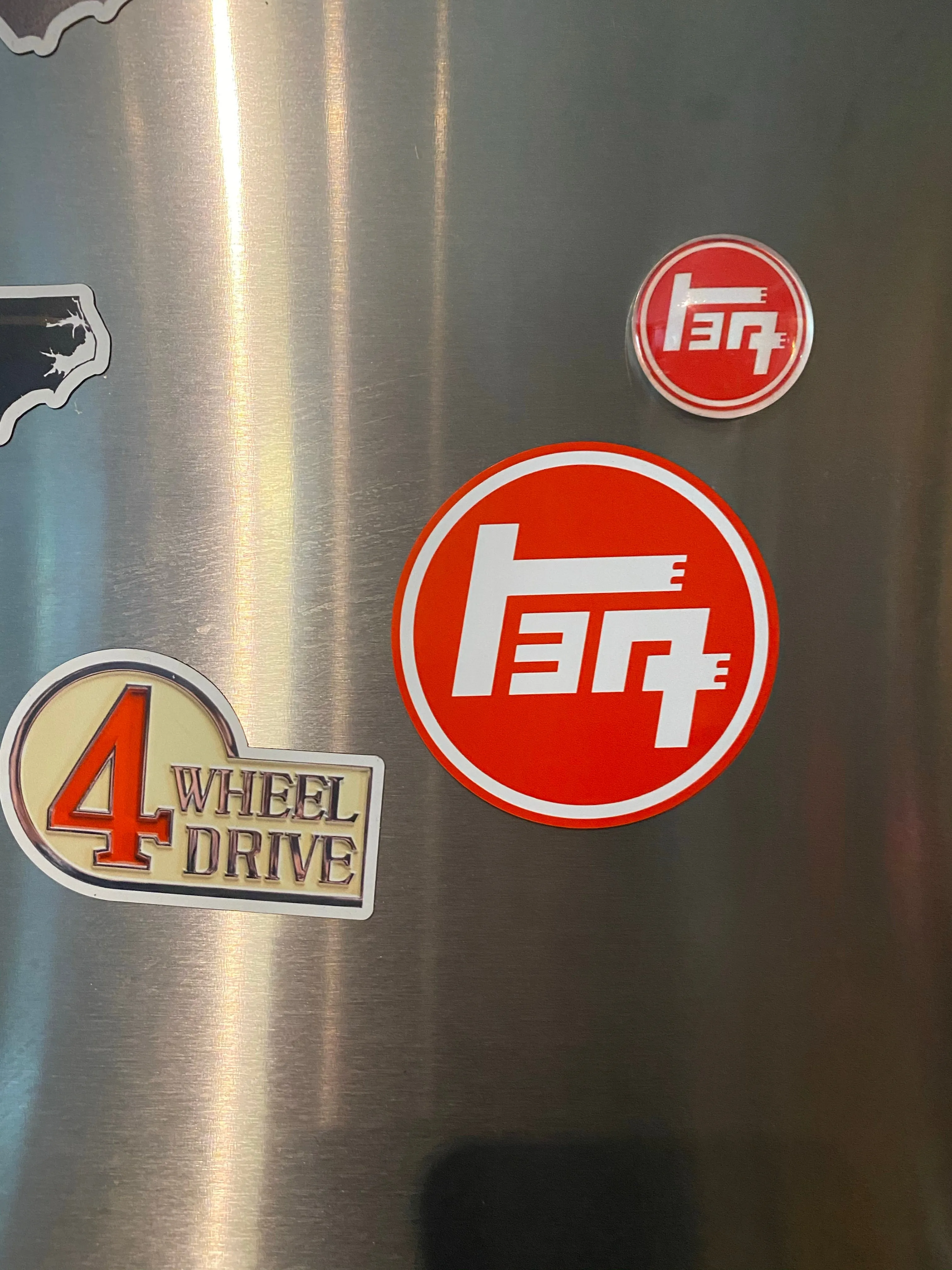 TEQ Old School Logo Fridge Magnet (thin style 3)