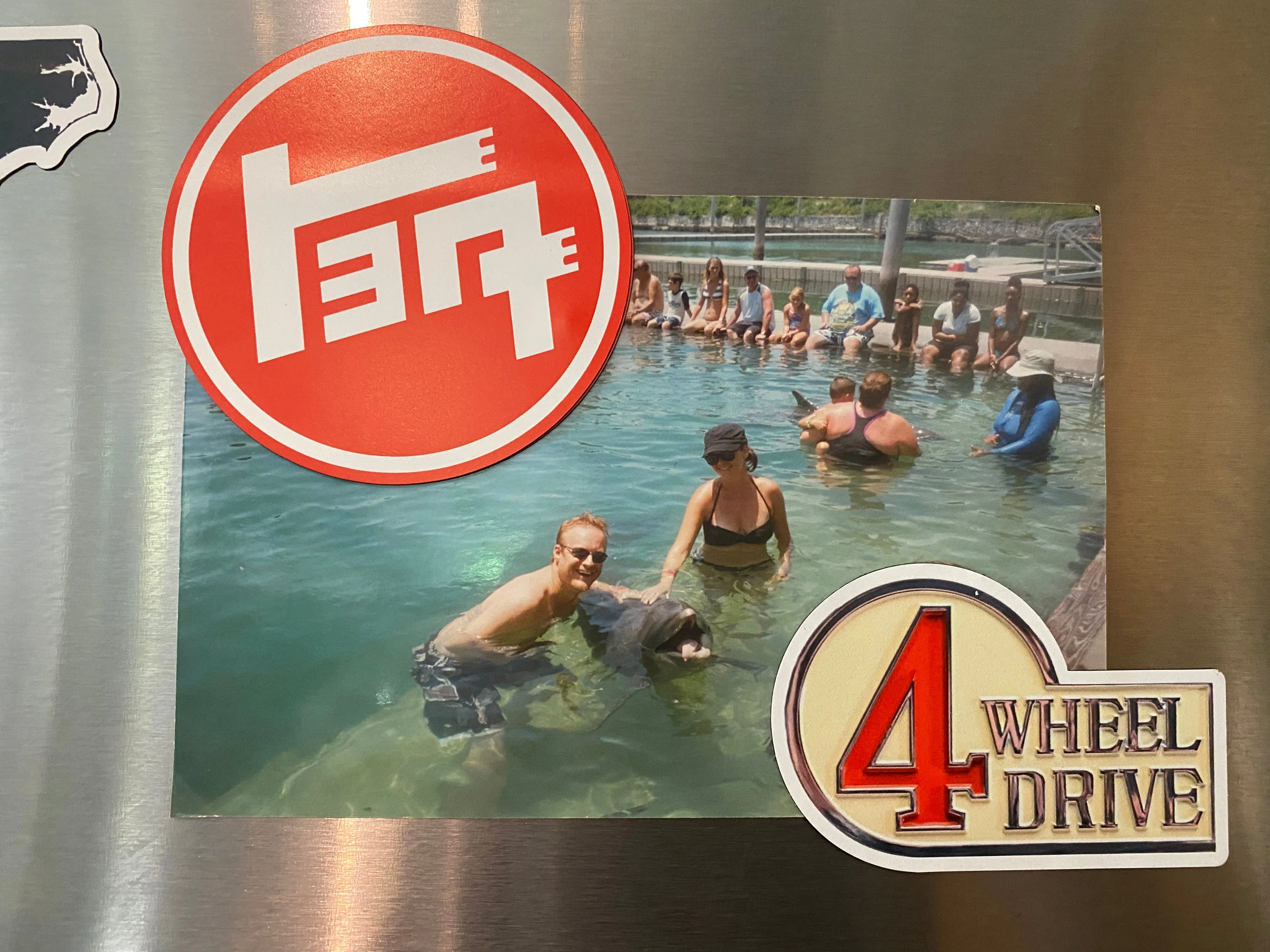 TEQ Old School Logo Fridge Magnet (thin style 3)