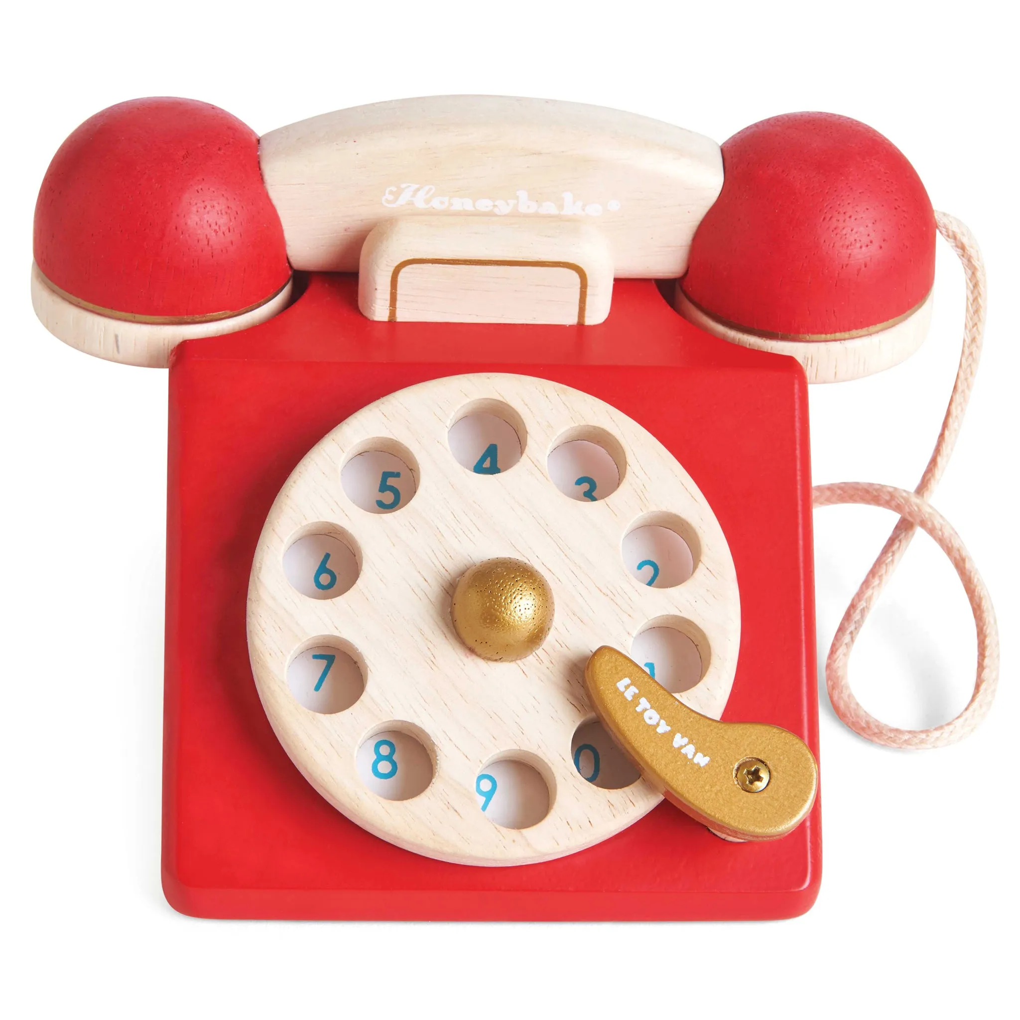 Vintage Phone Wooden Toy