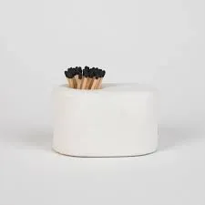 White Streamliner Match Holder with White Matches