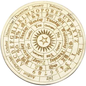 WoodArt - Astrology board with symbols