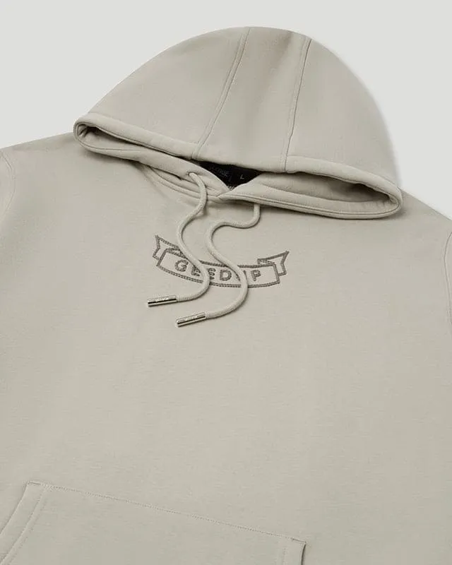 Wreath Hoodie Concrete Grey
